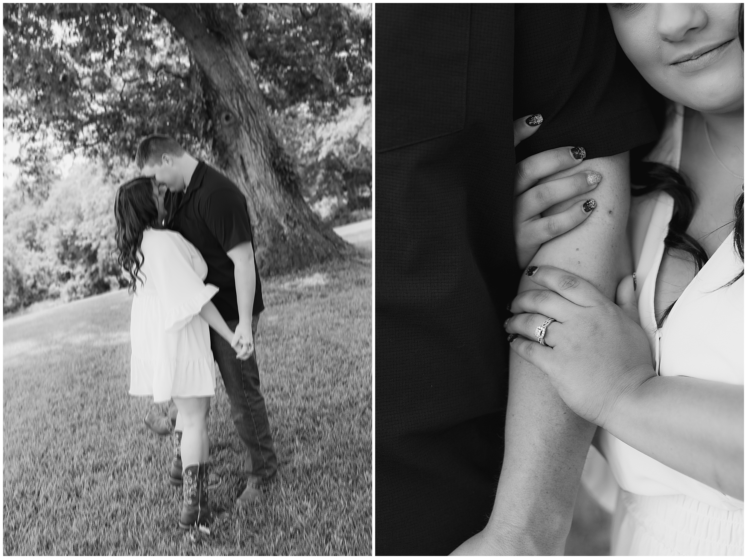 farm engagement session in kentucky
